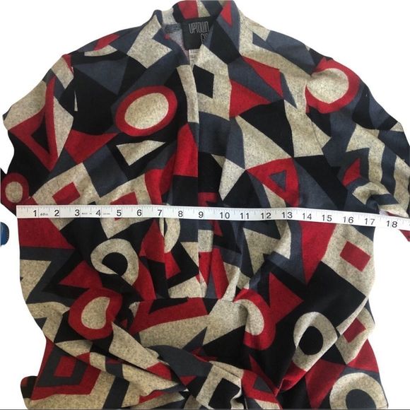 Vintage Uptown girl maxi dress size small 94% polyester and six spandex - Picture 3 of 8